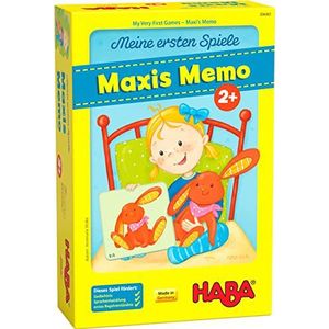 HABA 306061 - Mijn eerste spellen - Maxis Memo, peuterspel vanaf 2 jaar, made in Germany, kleurrijk
