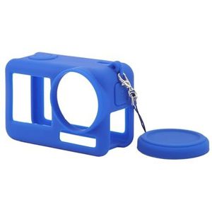 Siliconen Hoes voor Camera, Antislip Uitgebreide Bescherming Nauwkeurige Uitsparingen Stofdichte Camera-accessoires Siliconen Hoes voor Gebruik Buitenshuis (Blauw)