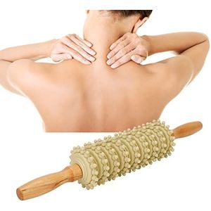 Houttherapie Massage Tool - Lymfedrainage en Fasciroller voor Spier Release, Anti Cellulite en Body Sculpting