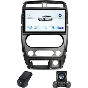 Autoradio 2 Din met Carplay Android Auto Wireless,geldt voor Suzuki Jimny 3 2005-2019 9inch touchscreen Bluetooth Stereo Auto FM-radio RDS Radio/DSP/AM/Wifi achteruitrijcamera(NF-6)