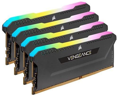 Corsair - Vengeance RGB Pro SL - RAM - Zwart - 4 x 8GB - 3600 MHz - DDR4 - DIMM 288 pin