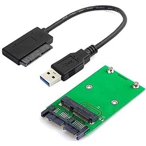 Lamala USB Naar MSATA Micro Adapter Kaart 6 Gbps USB 2.0 Naar Mini PCIE MSata 1.8 ""16pin SSDConverter Voor SSDs Harde Schijf MSATA Serie SSD USB 2.0 Naar Micro 16pin Adapter Kaart Voor MSATA SSDs