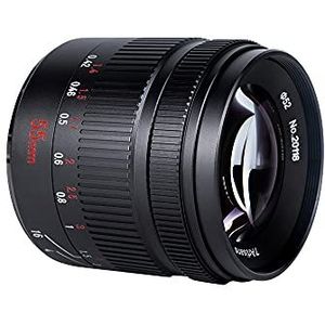 7artisans 55mm F1.4 Mark II APS-C Handmatige focus lens groot diafragma spiegelloze camera's lens voor Canon EOS-M/EOS-M2/EOS-M3/EOS-M100/EOS-M5 EOS-M6/EOS-M50/EOS-M10/EOS-M200