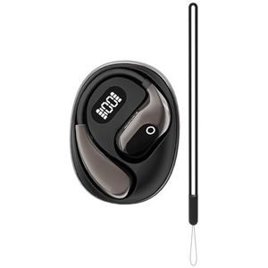 Meertalige vertaler oordopjes 150 talen en accenten Draadloze Bluetooth AI vertaler oordopjes in realtime(Black)