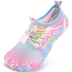 Blotevoetenschoenen voor kinderen, blotevoetenschoenen, waterschoenen, jongens meisjes, badschoenen, blotevoetenschoenen, aquaschoenen, zwemschoenen, strandschoenen, antislip, sneldrogend, Mc Roze