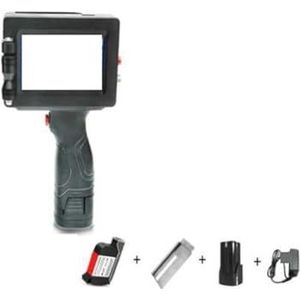 Inkjetprinter Intelligente Draagbare Handheld Inkjetprinter Codeermachine QR-code Batchcode Barcode Label Datum Woorden(MachineInkcartridge)
