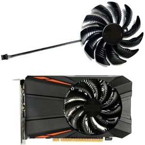 Vervangende ventilator voor GIGABYTE GeForce GTX1050 1050ti RX550 560 Mini ITX grafische kaart T129215SU