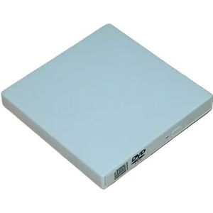 Externe USB Mobiele Dvd-speler CD-brander Met Beweging Heldere Beeldkwaliteit Stabiele Audio(White)