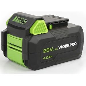 WORKPRO Lithium-ion accu 20 V 4,0 Ah voor draadloos gereedschap
