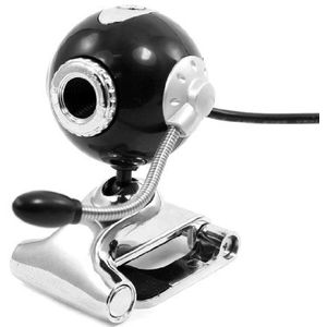 Ruilogod Tennisbal Design PC Webcamera Webcam Zwart W 3.5mm Microfoon