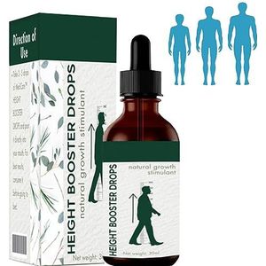 MediC Hoogte Booster Druppels, MediC Verhoog Druppels, Hoogte Groei Maximizer, Kruiden Verhoog Hoogte Essentiële Olie, Sci-Effect Hoogte Groei Olie (1 fles)