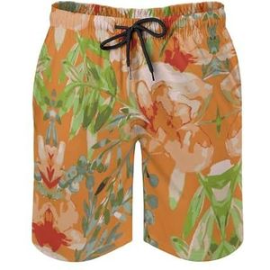 Modieuze en unieke Hawaii-shorts voor heren, sneldrogende korte broek in tropische stijl, surfend strand zwembroek, Kleur 6, 3XL