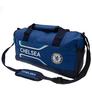 Chelsea FC Flash Canvas Tas, Blauw (royal blue) / wit, Eén maat