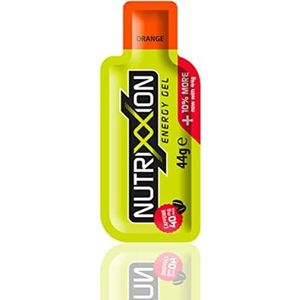 NUTRIXXION® | Energy Gel Sport, BCAA Aminosäuren Shot, High Carb, mit 40 mg extra Koffein | 44g | Orange