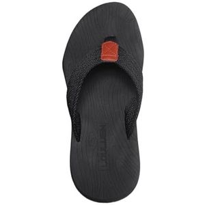 Doucheschoenen, Zomerslippers for heren - Lichtgewicht strandsandalen, trendy en comfortabel(Black,45 EU)