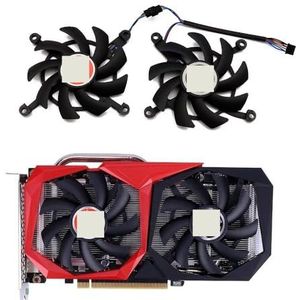 Vervang ventilatoren voor de COLORFUL RTX 2060 Ti GeForce GTX 1660Ti 1650 1660 SUPER grafische kaartkoelventilator