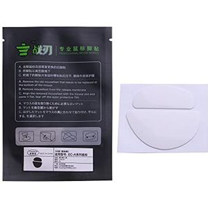 Muisschaatsen Pads 1 Pack Wit Afgeronde Gebogen Randen Muis Voeten Vervanging Voor Zowie EC1-A EC2-A EVO Muis Muis Schaatsen