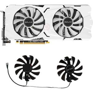Grafische koeler videokaart ventilator, 2 stuks/set voor GALAX GTX 1080 EXOC-SNPR WIT voor GTX1070 Wit 1070 ALGEMEEN