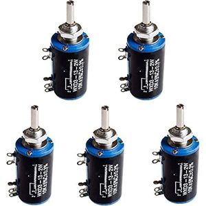 Optische rotatiecoder, WXD3-13-2W Draadgewonden meervoudige draai-encoderpotentiometerschakelaar Meerdere weerstanden(33K Ohm)