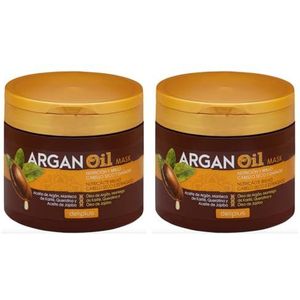 Deliplus - Argan Oil Masker - Haarmasker - 2 stuks - 800 ml