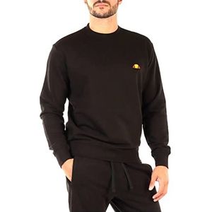 Ellesse Sweatshirt voor heren, ronde hals, EHM251W22, Zwart, XL