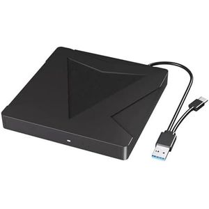 Externe dvd-speler, cd-/dvd-/+rw-brander, draagbare optische drive for laptop, pc, notebook, Windows 11, 10, Mac