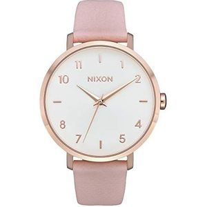 Nixon dames analoog kwarts horloge met lederen armband A1091-3027-00