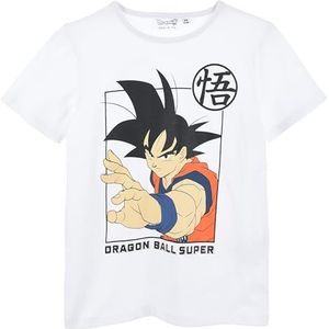 Dragon Ball T-shirt voor kinderen, korte mouwen, wit, 6 jaar