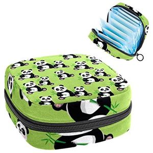 Vrouwen Maandverband Pads Handtas Dames Menstruatie Cup Pouch Meisjes Draagbare Tampon Opbergtas Luiaard Periode Pouch met Rits, Kleur2, 4.7x6.6x6.6 in/12x17x17 cm, Toilettas