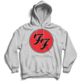 Foo Fighters Capuchon FF Band Logo nieuw Officieel Mannen Grijs Pullover