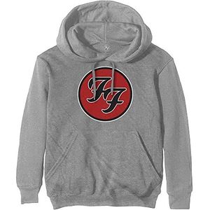 Foo Fighters Capuchon FF Band Logo nieuw Officieel Mannen Grijs Pullover