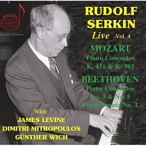 Wolfgan Amadeus Mozart & Ludwing van Beethoven Piano Concertos with Rudolf Serkin, Vol. 4