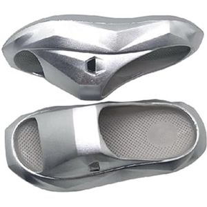 EKsma Slippers voor mannen en vrouwen, Indoor Outdoor Slides Sandalen, Casual Antislip Dikke Zolen Bad Douche Slippers, zilverkleurig., 43 EU