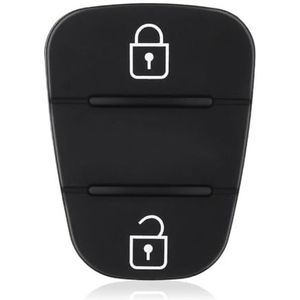 Autosleutel Hoesje 3 Knoppen Afstandsbediening Autosleutel Shell Fob Rubber Pad Voor Hyundai Voor Solaris Voor Accent Voor Tucson L10 L20 L30 IX35 Sleutel Case Autosleutel beschermhoes(4)