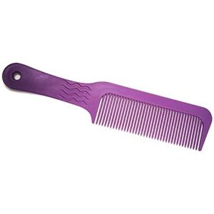 DieffematicSZ kam FeaturedTeeth Hair Clipper Comb Wide Hairdresser Men Hair Cutting Comb Barber Hair Comb For Man (Color : Purple)