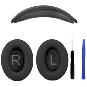 Vervanging Oorkussens Hoofdband Voor QC45 QC35 Hoofdtelefoon Oorkussens Ear Pad