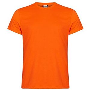 CliQue Nieuw klassiek T-shirt voor heren, Oranje (Zichtbaarheid Oranje), M