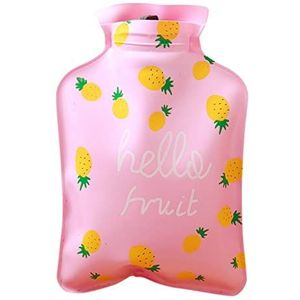 Warmwaterkruik 2 stuks cartoon hand po warmwaterkruik mini warmwaterflessen draagbare handwarmer meisjes zak handen voeten warm water zakken warm water zak (A)