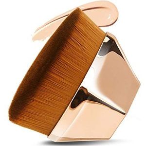 Endoto® Kabuki foundationkwast voor het mengen van vloeistof, crème, concealer, roze