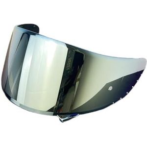 Motorhelm vizier lens, Helmvizier, CWR-1 gezichtsscherm vervangend Z7 UV-beschermend krasbestendig helmvizier for Z7 RF-1200 NXR X14 RF-SR X-Spirit (goud)(Gold)