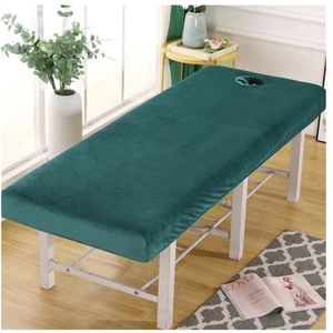 JMORCO - Massagebedhoes - Groen - Fluweel - 190 x 80 cm