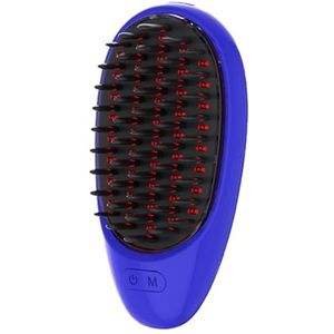 INOTO Massagegereedschap voor haarverzorging, ABS op batterijen werkende hoofdmassager, draagbare veilige elektrische hoofdborstel, hoofdhoofdhoofdmassage-kam, vibrerende massagekam voor