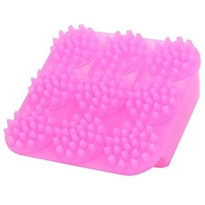 Siliconen massageborstel, semi-hydrofiele oleofobische massageborstel, smaakloos massage-effect voor vrouwenbaby(Rose red)