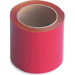 WUPSI PVC reparatietape voor alle dekzeilen en folies. Rood, 10 Cm X 5 M