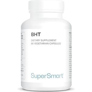 BHT (Butylhydroxytolueen) – Bestrijdt Oxidatieve Stress – Krachtige Antioxidant & Antiviraal – Anti-Aging – Vegan – SuperSmart