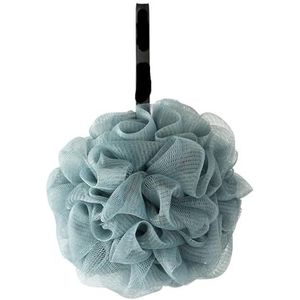 1 STKS Zachte Mesh Badspons Ballen Body Cleaner Exfoliërende Scrubbers Bad Bal Nylon Reinigingsborstels Douche Puff High-End Bad Bloem Geschikt voor Douche, Exfoliëren (Blauw)