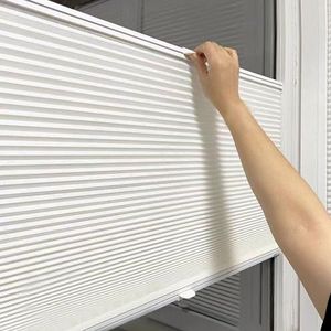 XJLXKLWG - Honingraatplissé - Wit - Verduisterende Jaloezie - Top Down/Bottom Up - 65x160cm