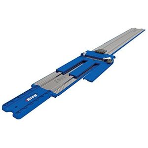 KREG geleiderail snoerloos zagen voor handcirkelzagen ( KMA2700 ) met aanslag, schaalverdeling en precisieschuiver