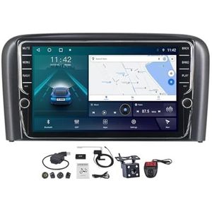Android 11 Autoradio Voor Volvo S80 1 1998-2006 - 2 Din - 9 Inch Scherm - Ondersteuning Stuurwiel/Bluetooth/DSP Carplay Android Auto/FM RDS DAB+ Radio/4G Wifi/Back-up camera (Size : K300S)
