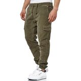 INDICODE JEANS - Cargobroek - Kaki - Walker